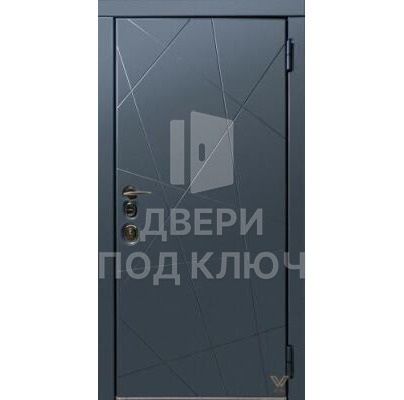 Металлическая парадная однопольная дверь с шумоизоляцией для квартиры на заказ ДПК-11736